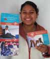 Cinthia with cardset