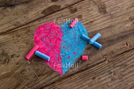 Fair Trade Photo Blue, Chalk, Closeup, Colour image, Heart, Horizontal, Love, Marriage, Peru, Pink, Shooting style, South America, Valentines day, Wedding, Wood