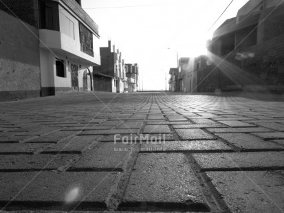 Fair Trade Photo Artistique, Black and white, Peru, South America, Street