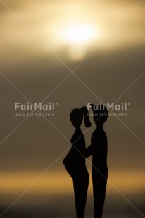 Fair Trade Photo Birth, Colour image, New baby, Peru, Pregnant, South America, Sunset, Together, Vertical