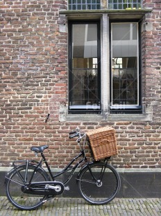 Fair Trade Photo Bicycle, Colour image, Day, House, Netherlands, Outdoor, Peru, South America, Transport, Travel, Urban, Vertical, Welcome home