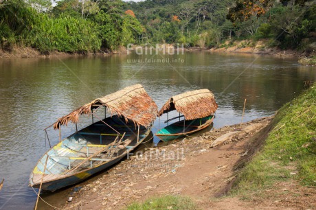 Fair Trade Photo Boat, Colour image, Day, Horizontal, Outdoor, Peru, River, Scenic, South America, Transport, Travel