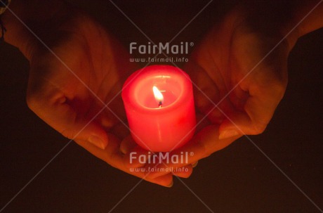 Fair Trade Photo Candle, Christmas, Colour image, Condolence-Sympathy, Flame, Hand, Horizontal, Peru, Red, South America
