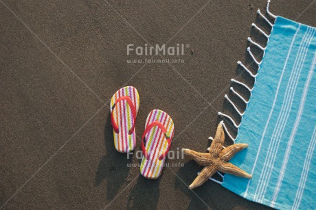 Fair Trade Photo Activity, Beach, Colour image, Flipflop, Holiday, Horizontal, Peru, Relaxing, Sandals, South America, Starfish, Summer