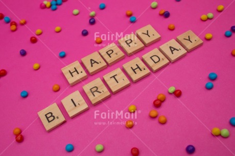 Fair Trade Photo Birthday, Candy, Colour, Colour image, Emotions, Food and alimentation, Happy, Horizontal, Letter, Object, Party, Peru, Pink, Place, South America, Text