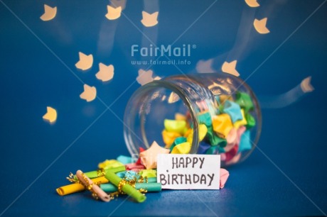 Fair Trade Photo Adjective, Birthday, Blue, Colour, Congratulations, Friendship, Get well soon, Gratitude, Jar, Light, Message, Multi-coloured, Nature, New beginning, Object, Party, Success, Thank you, Thinking of you, Values, Well done