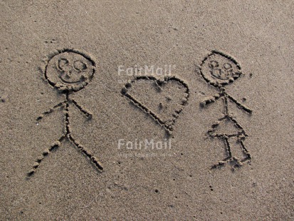 Fair Trade Photo Beach, Day, Friendship, Heart, Horizontal, Love, Outdoor, Peru, Sand, Smile, South America, Together