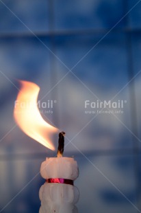 Fair Trade Photo Candle, Christmas, Closeup, Condolence-Sympathy, Flame, Peru, South America, Vertical, Warmth