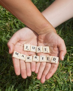 Fair Trade Photo Closeup, Colour image, Hand, Letter, Love, Marriage, Peru, Shooting style, South America, Vertical, Wedding
