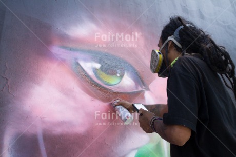 Fair Trade Photo Activity, Artistique, Colour image, Day, Graffity, Horizontal, Outdoor, Painting, Streetlife