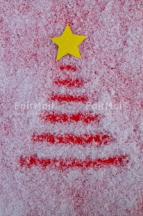 Fair Trade Photo Christmas, Closeup, Colour image, Peru, Shooting style, Snow, South America, Star, Tree, Vertical