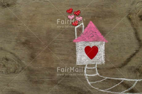 Fair Trade Photo Heart, House, Love, New home
