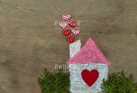 Fair Trade Photo Heart, House, Love, New home