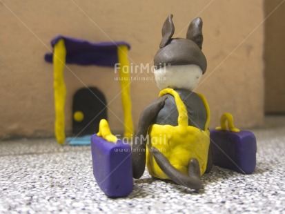 Fair Trade Photo Animals, Colour image, Day, Focus on foreground, Good trip, Horizontal, Indoor, Mouse, New home, Peru, South America, Tabletop, Welcome home