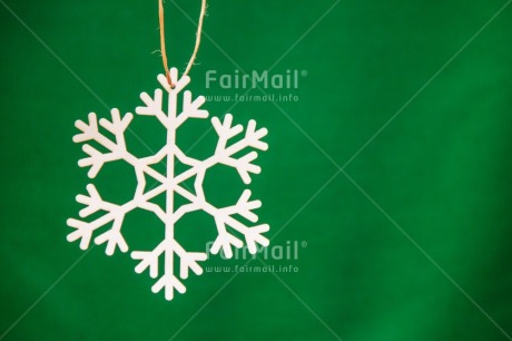 Fair Trade Photo Christmas, Christmas decoration, Colour, Green, Object, Snowflake