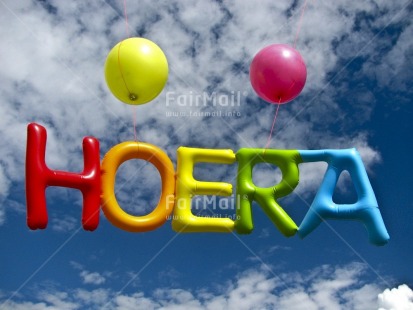 Fair Trade Photo Balloon, Birth, Birthday, Clouds, Colour image, Colourful, Congratulations, Horizontal, Invitation, Letter, Party, Peru, Seasons, Sky, South America, Summer