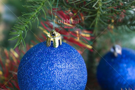 Fair Trade Photo Blue, Christmas, Christmas ball, Colour image, Decoration, Horizontal, Peru, South America