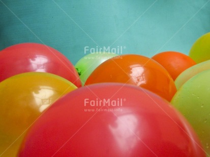 Fair Trade Photo Balloon, Birthday, Colour image, Horizontal, Indoor, Invitation, Multi-coloured, Party, Peru, South America, Studio