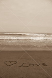 Fair Trade Photo Beach, Black and white, Heart, Love, Peru, Sand, Sea, Shooting style, South America, Valentines day, Vertical