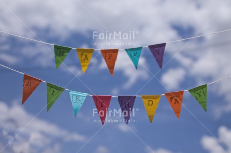 Fair Trade Photo Birthday, Clouds, Colour image, Flag, Horizontal, Party, Peru, Sky, South America