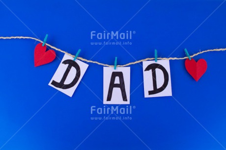 Fair Trade Photo Blue, Colour image, Father, Fathers day, Heart, Horizontal, Letters, Love, Peru, Red, South America, Text