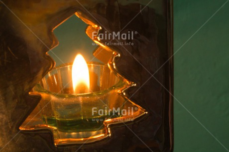Fair Trade Photo Candle, Christmas, Closeup, Colour image, Flame, Horizontal, Peru, Shooting style, South America, Tree