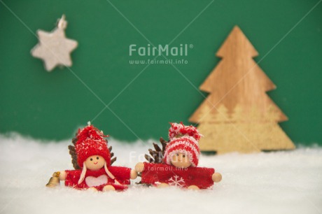 Fair Trade Photo Christmas, Colour image, Horizontal, Peru, Red, Snow, South America, Tree, White