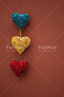 Fair Trade Photo Blue, Christmas, Colour image, Fathers day, Hanging, Heart, Love, Mothers day, Multi-coloured, Peru, Red, South America, Valentines day, Vertical, Yellow
