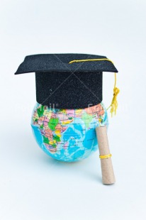 Fair Trade Photo Clothing, Colour image, Congratulations, Diploma, Globe, Hat, Indoor, Peru, South America, Success, Vertical, White