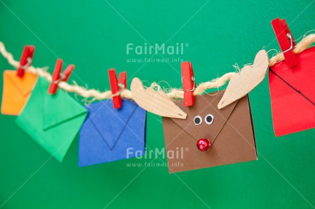 Fair Trade Photo Christmas, Colour image, Envelope, Horizontal, Peru, Reindeer, South America
