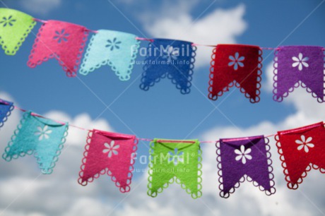 Fair Trade Photo Birthday, Clouds, Colour image, Flag, Horizontal, Invitation, Party, Peru, Sky, South America