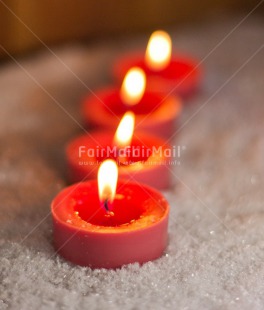 Fair Trade Photo Candle, Christmas, Colour image, Flame, Peru, Red, South America, Vertical