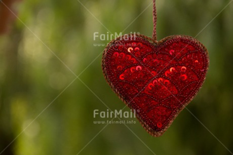 Fair Trade Photo Christmas, Colour image, Fathers day, Green, Hanging, Heart, Horizontal, Love, Mothers day, Peru, Red, South America, Tree, Valentines day