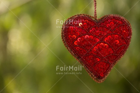 Fair Trade Photo Christmas, Colour image, Fathers day, Green, Hanging, Heart, Horizontal, Love, Mothers day, Peru, Red, South America, Tree, Valentines day