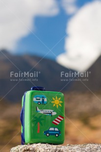 Fair Trade Photo Activity, Colour image, Day, Holiday, Landscape, Mountain, Nature, Outdoor, Peru, Seasons, South America, Suitcase, Summer, Tourism, Travel, Travelling, Vertical