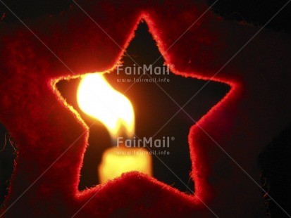 Fair Trade Photo Candle, Christmas, Colour image, Condolence-Sympathy, Flame, Horizontal, Peru, Red, South America, Star