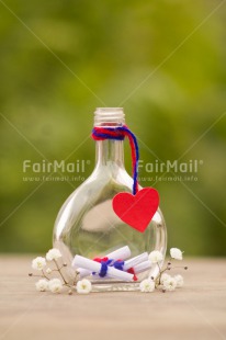 Fair Trade Photo Blue, Colour image, Fathers day, Glass, Green, Heart, Letter, Love, Message, Mothers day, Nature, Peru, Red, South America, Table, Valentines day, Vertical