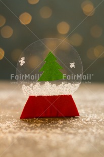 Fair Trade Photo Christmas, Colour image, Globe, Indoor, Light, Peru, Red, Seasons, Snow, South America, Table, Tree, Winter