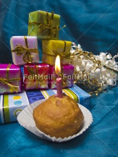 Fair Trade Photo Birthday, Cake, Candle, Colour image, Gift, Indoor, Multi-coloured, Peru, South America, Tabletop, Vertical