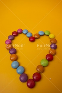 Fair Trade Photo Birthday, Colour image, Food and alimentation, Fruits, Heart, Indoor, Love, Mothers day, Multi-coloured, Orange, Peru, South America, Studio, Sweets, Vertical