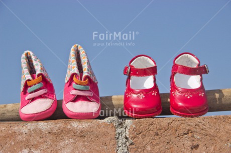 Fair Trade Photo Birth, Colour image, Horizontal, New baby, Shoe