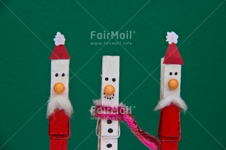 Fair Trade Photo Christmas, Colour image, Horizontal, Peru, Santaclaus, Snowman, South America