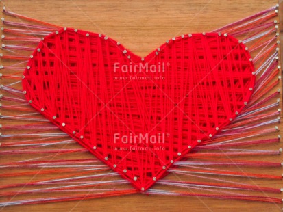 Fair Trade Photo Colour image, Crafts, Fathers day, Heart, Horizontal, Love, Mothers day, Peru, Red, South America, Valentines day, Wood, Wool