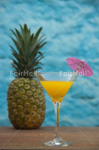 Fair Trade Photo Cocktail, Colour image, Food and alimentation, Fruits, Holiday, Party, Peru, Pineapple, South America, Summer, Vertical