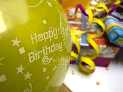 Fair Trade Photo Balloon, Birthday, Colour image, Colourful, Congratulations, Focus on foreground, Horizontal, Party, Peru, South America, Tabletop