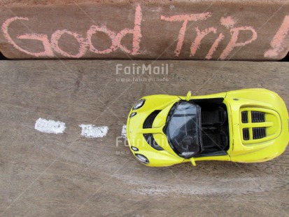 Fair Trade Photo Car, Closeup, Colour image, Drivers licence, Good trip, Horizontal, Peru, South America, Transport, Travel