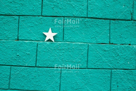Fair Trade Photo Christmas, Colour image, Peru, South America, Star, Wall, White