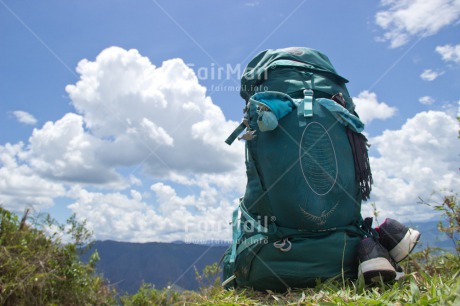 Fair Trade Photo Backpack, Clouds, Colour image, Good trip, Horizontal, Peru, Rural, Sky, South America, Travel