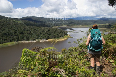 Fair Trade Photo Backpack, Colour image, Good trip, Horizontal, One girl, People, Peru, Rural, Scenic, South America, Travel
