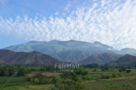 Fair Trade Photo Agriculture, Clouds, Colour image, Horizontal, Mountain, Peru, Rural, Scenic, South America, Travel